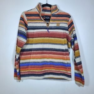 Billabong Switchback Southwest Half Zip Mockneck Fleece Pullover Sweatsh…